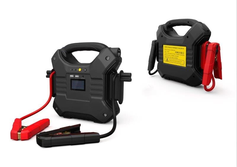 Alt Text: Portable 12V/24V lithium jump starter – 32000mAh car battery booster in South Africa