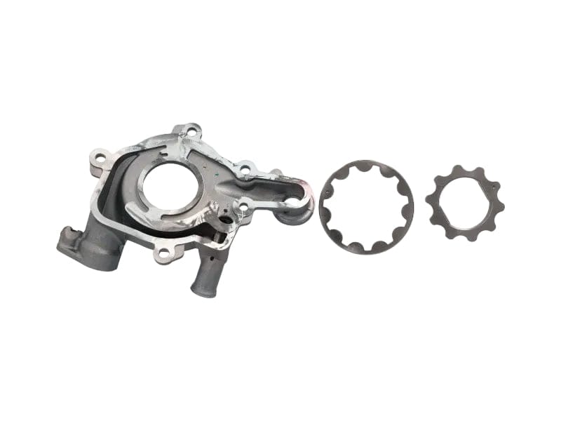 OPM5100-01 oil pump mounting face view with rotor set for Renault Kwid 1.0 B4D404 (2016-)