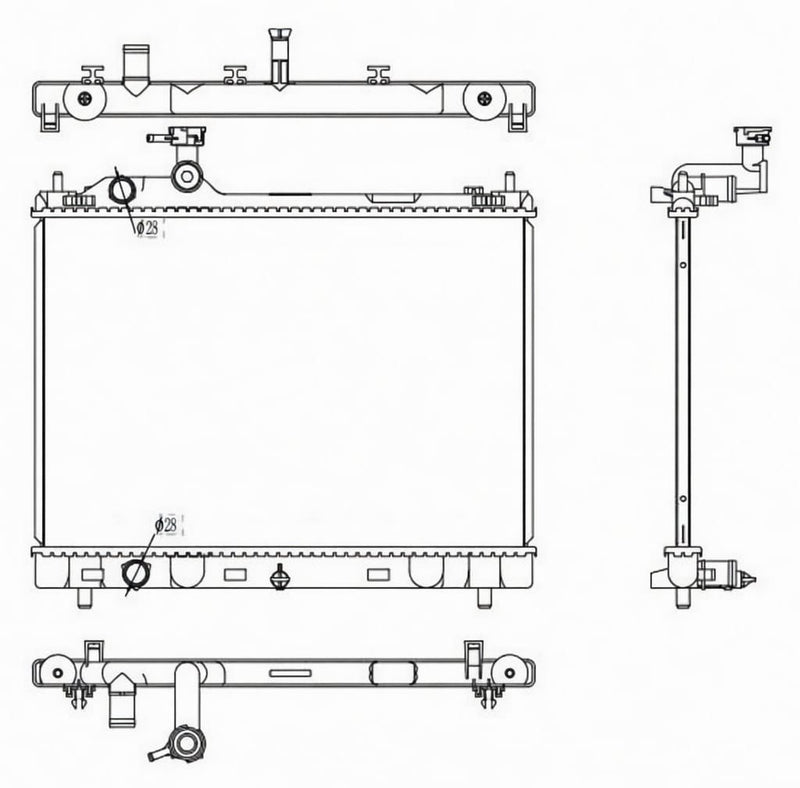 Radiator for Suzuki Baleno - MAP-100999