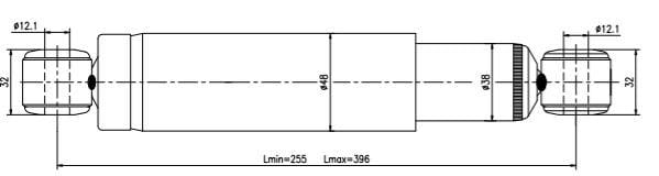 Rear shock absorber Chery QQ3 S11 left or right 2008 2018 South Africa fitment 9130316