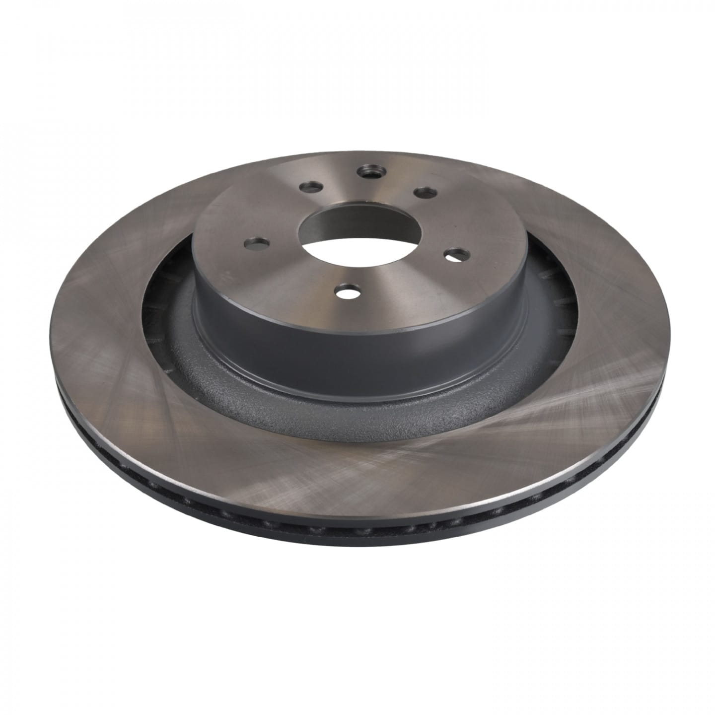 Rear Brake Disc Vented 349x20mm Nissan 370Z VQ37HR Akebono System - front view (MAP-100358)