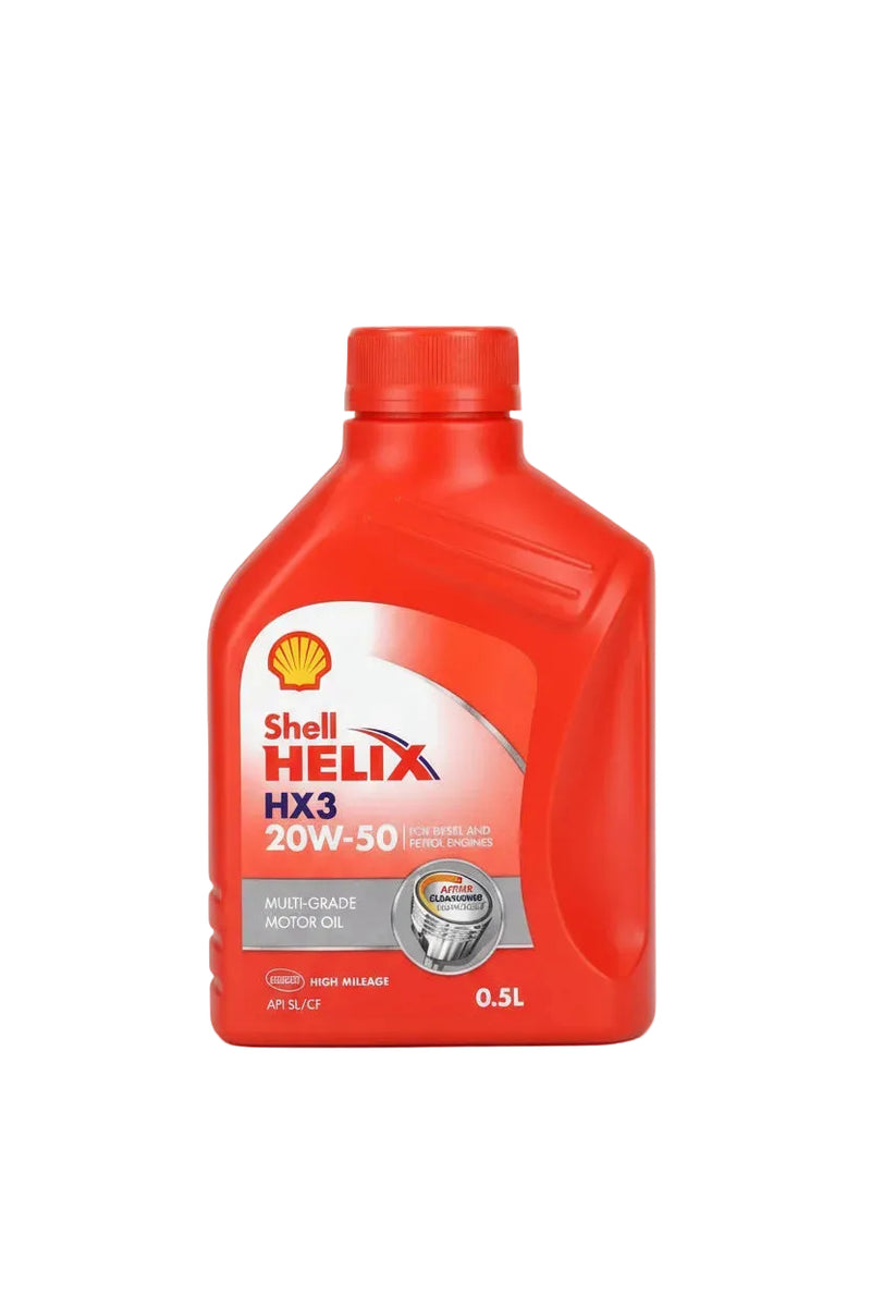 Shell Helix HX3 20W-50 API SL CF 500ml Engine Oil South Africa 550039910