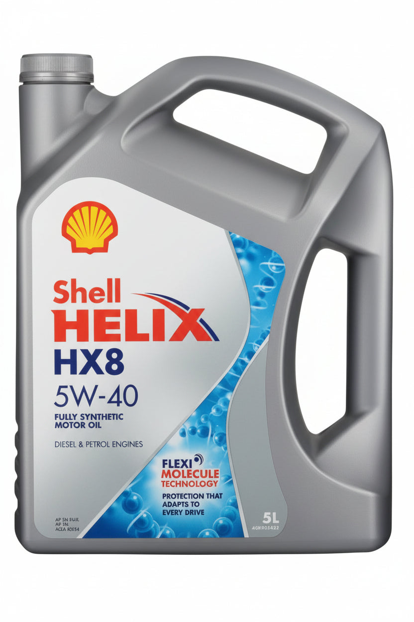 Shell Helix HX8 5W-40 API SN SN+ ACEA A3/B3 A3/B4 5L Full Synthetic Oil South Africa 550053711