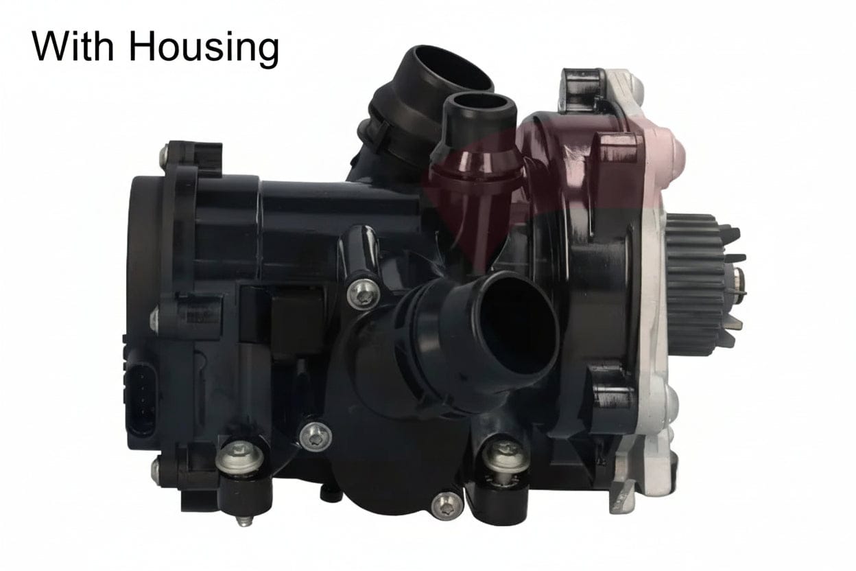 Water Pump angled view for Audi A1 A3 A4 A5 Q5 TT dual option - WP83085X / PA1246