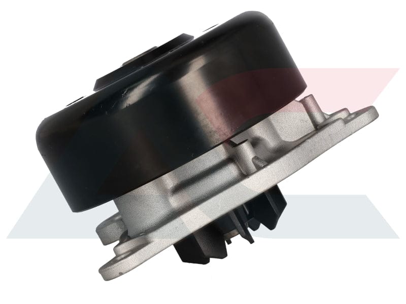 Renault Kwid/Triber 1.0 B4D water pump – angled side view (housing and mount)