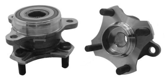Front wheel hub with bearing and ABS ring for Suzuki Fronx 1.5 K15B – 120mm flange 4-stud

