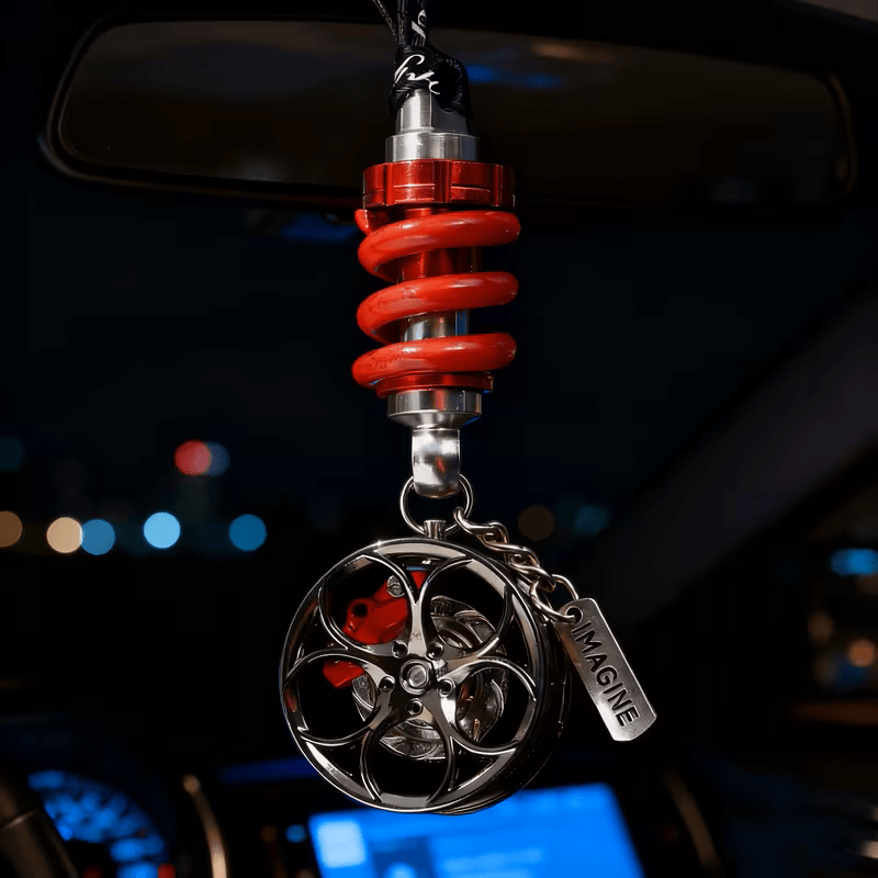 Wheel Hub Brake Caliper Shock Absorber Mirror Pendant Hanging In Car XB9908155