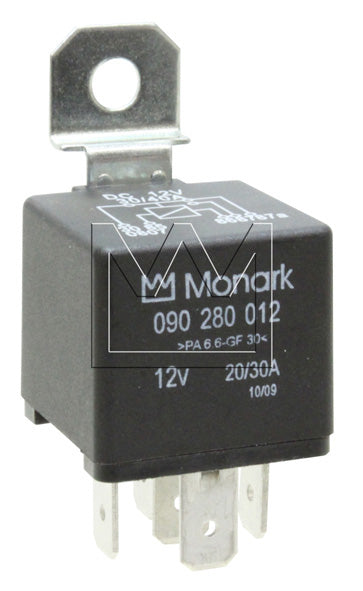 Relay 12V 5 Pin C/O MONARK 090280012