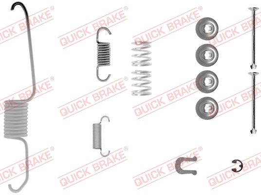 Accessory Kit Brake Shoe Left Side Hilux,Quantum,Vw Caddy Fsb324 / ATE610Bs (105-0003-1L)