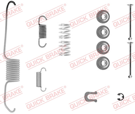 Accessory Kit Brake Shoe Right Side Hilux,Quantum,Vw Caddy Fsb324 / ATE610Bs (105-0003-1R)