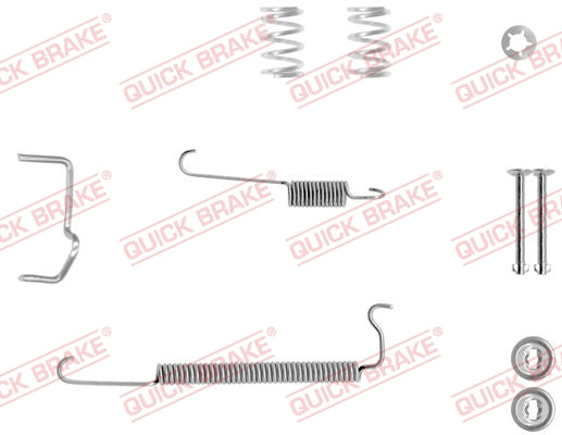 Accessory Kit Brake Shoe Opel Corsa C Right Side (105-0064X-1R)