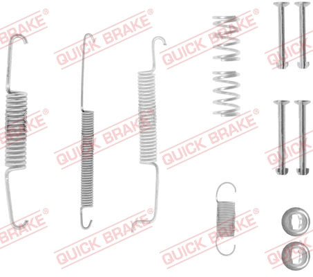 Accessory Kit Brake Shoe 489 Shoe Vw Citi Golf,Golf,Jetta,Polo 6N/Audi A2 (105-0569-1)