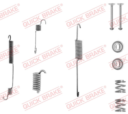 Accessory Kit Brake Shoe 711 Shoe Left Ford Escort, Nissan Langley,Renault 11 (105-0599-1L)