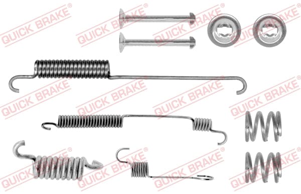 I-Accessory Kit Brake Shoe 526 Shoe Left Ford Bantam Mazda Rustler (105-0600-1L)