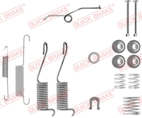 Accessory Kit Brake Shoe 452 Shoe Left Toyota Hiace (105-0697-1L)