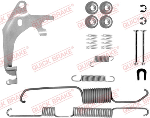 Accessory Kit Brake Shoe 603/509 Shoe Right Toyota Dyna,Land Cruisr,Prado (105-0730X-1R)