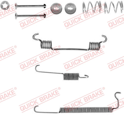 Accessory Kit Brake Shoe 569/593 Shoe Chev Aveo,Sonic (105-0849-1)