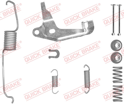 Accessory Kit Brake Shoe 643 Shoe Right Toyota Hiace,Fortuner,Hilux,Quantum (105-0853X-1R)