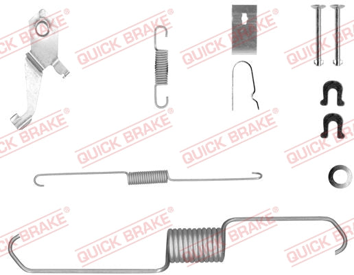 Accessory Kit Brake Shoe 636 Shoe Right Gwm Steed,Isuzu D-Max Kb Iii,Mitsubishi Triton (105-0856X-1R)