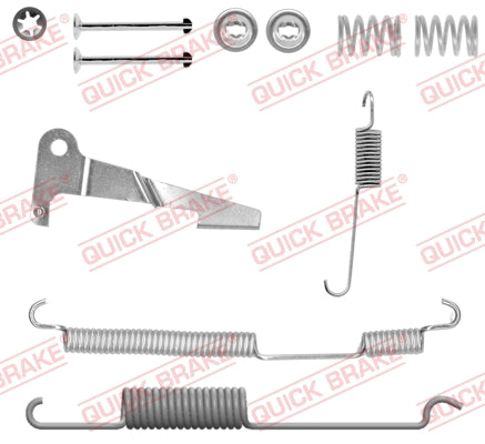 Accessory Kit Brake Shoe Left Nissan Hardbody Pickup (105-0858X-1L)