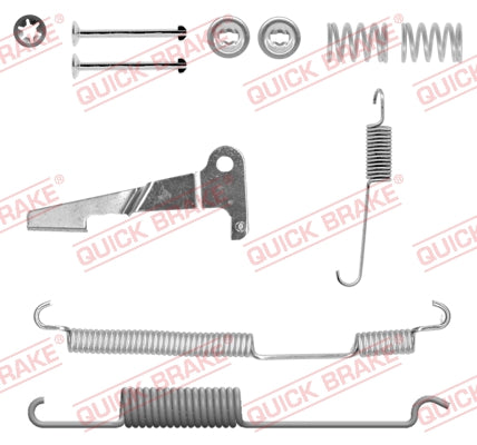 Accessory Kit Brake Shoe Right Nissan Hardbody Pickup (105-0858X-1R)