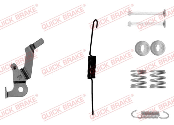 Accessory Kit Brake Shoe 672 Shoe Right Toyota Yaris (105-0879X-1R)