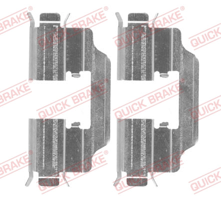 Accessory Kit Brake Pads Opel Adam/Mokka /Corsa (109-0012R-1)