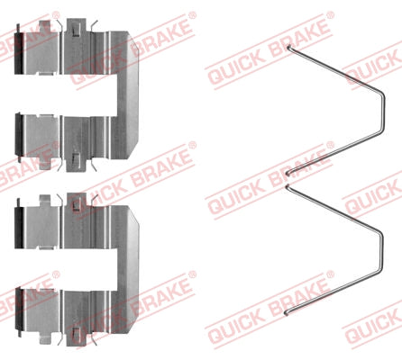 Accessory Kit Brake Pads FDB4235 Hyundai Tucson,Kia Sportage,Volvo Xc70 Ii (109-0060R-1)