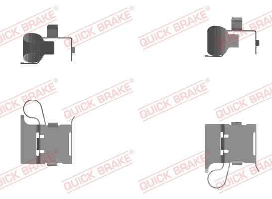 Accessory Kit Brake Pads Toyota Hilux Viii (109-0097-1)