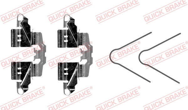 Accessory Kit Brake Pads Toyota Corolla/ Prius. Renault Clio Iv (109-0098R-1)