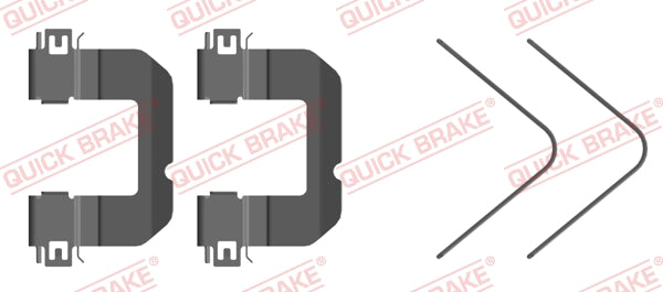 Accessory Kit Brake Pads Kia Rio Iv (109-0102R-1)