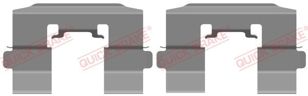 Accessory Kit Brake Pads Ford Fiesta Vi, Hyundai I20 (109-0115R-1)