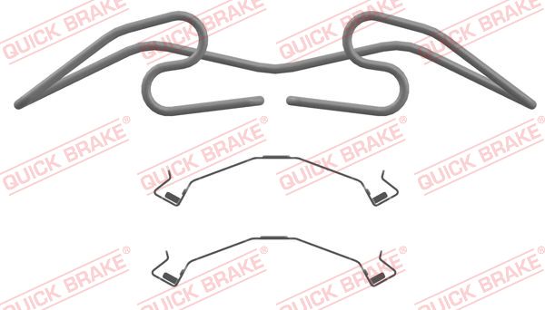 Accessory Kit Brake Pads Audi S3,A5/Vw Golf 8 Gti (109-0134R-1)