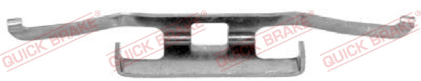 Accessory Kit Brake Pads FDB296 Bmw E30,E28,E23 (109-1098-1)