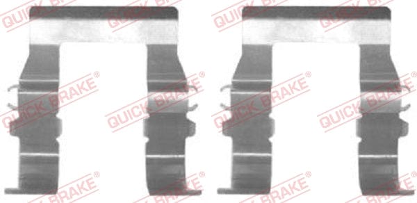 Toebehore-stel Remblokkies FDB765/ FDB1422 Mitsubishi Outlander, Shogun Ii, Pajero (109-1194-1)