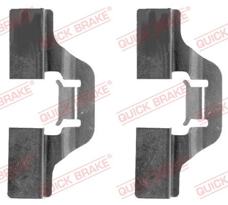 Accessory Kit Brake Pads FDB222/ FDB1083/ FDB1481/FDB1636 (109-1211-1)