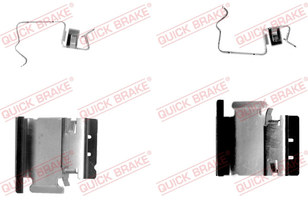 Accessory Kit Brake Pads FDB1399 FDB1476 FDB1493 (109-1218-1)