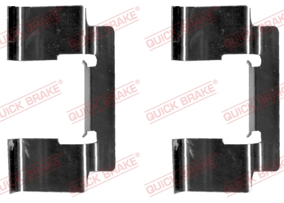 Accessory Kit Brake Pads FDB1096 Nissan Almera Ii (109-1235-1)