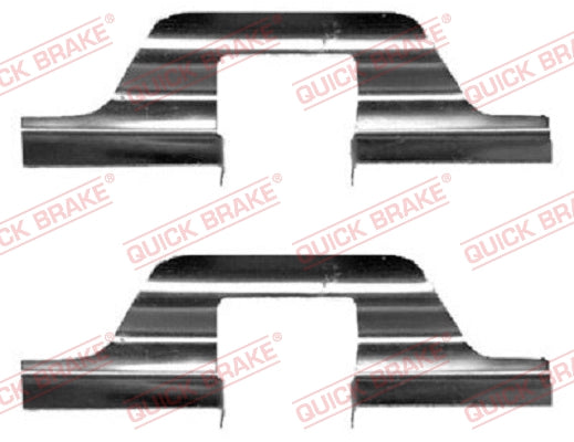 Accessory Kit Brake Pads FDB306 FDB544 Vw Golf Iii,Iv (109-1263-1)