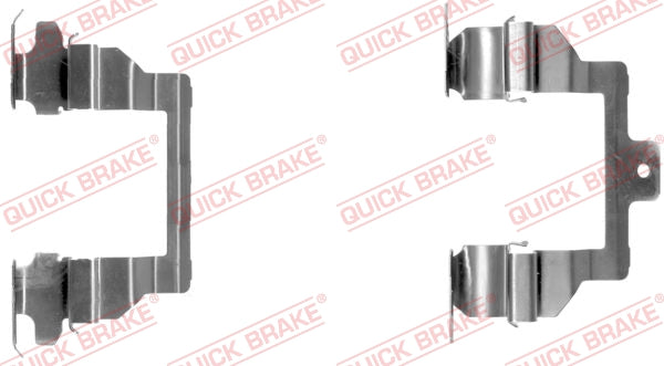 Accessory Kit Brake Pads FDB1437 Toyota Corolla (109-1291-1)