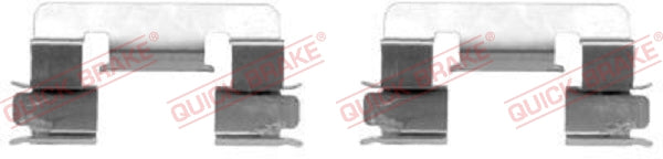 Accessory Kit Brake Pads FDB1573 Toyota Runx (109-1293-1)