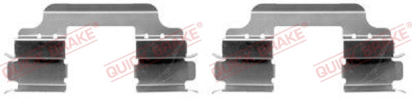 Accessory Kit Brake Pads FDB1747 Bmw 1 Series (109-1648-1)