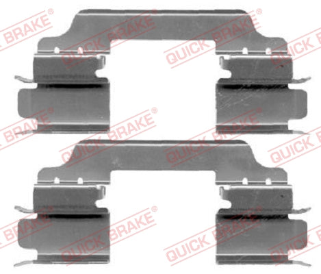 Accessory Kit Brake Pads FDB1750 Mercedes (109-1649-1)