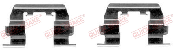 Accessory Kit Brake Pads FDB435/ FDB600 Hyundai Accent Getz (109-1669-1)