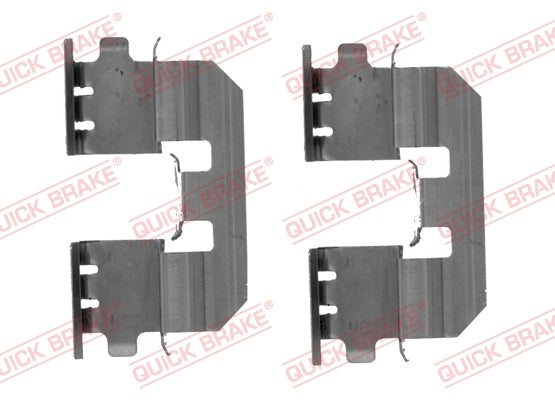 Accessory Kit Brake Pads Honda Accord Viii (109-1810R-1)