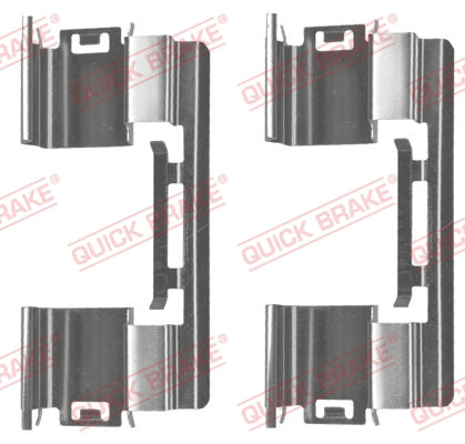 Accessory Kit Brake Pads FDB4262 Chev Aveo,Cruze,Orlando,Sonic,Opel Astra J (109-1813-1)