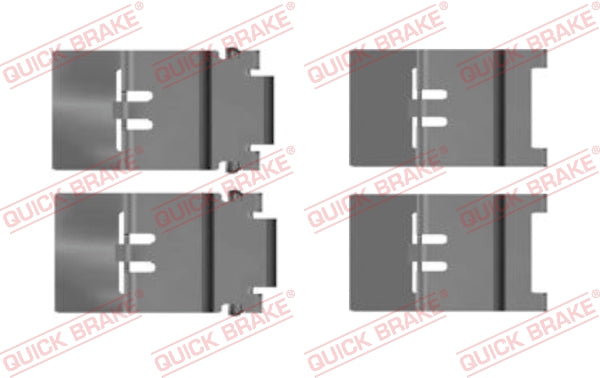 Accessory Kit Brake Pads Ford (109-1901-1)