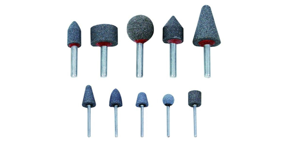 10Pc Mounted Air Grinding Stone Set AMPRO A1101 tools at Modern Auto Parts!