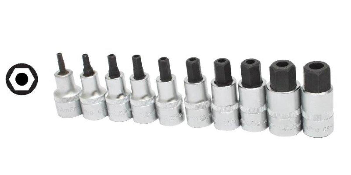 1/2 Dr. X 17Mm - Tamper Proof Hex Bit Socket AMPRO T33077 (Single Not a set) - Modern Auto Parts 