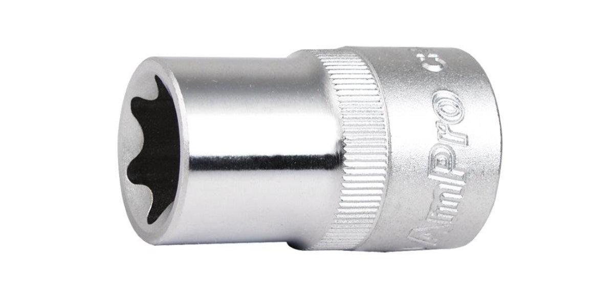 1/2 Dr. X E18 External Star Socket AMPRO T33375 - Modern Auto Parts 